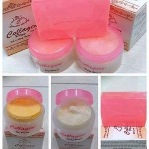 Collagen  Plus Whitening  Cream Set