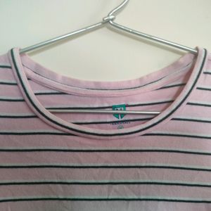 Pink Strips Tshirt