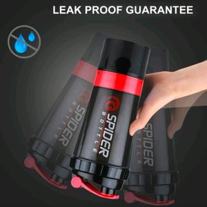 SpiderPro 500ml Gym Shaker Bottle Red