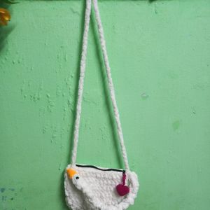 Crochet Goose Handbag 🤍