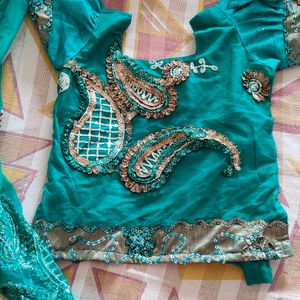 South Indian Tradition Pavadai Silk Lehenga Choli