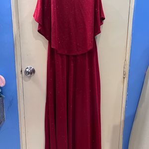 New Without Tag Maroon Long Gown