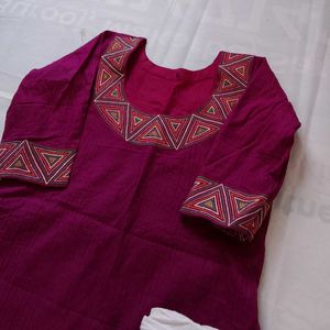 Kurti Plazo Set (4 Inch Margin)