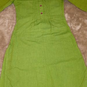 Women's Light Green Kurti