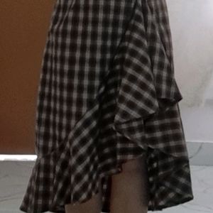 Checkered Skirt