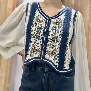 Pretty Boho Top 🫶🏻