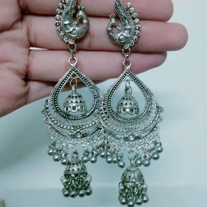 Long Jhumka Earrings