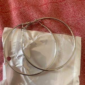 Silver Hoop Earrings