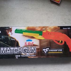 Match Stick Firing Toy Gun