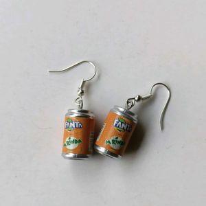 Fanta Can Earrings