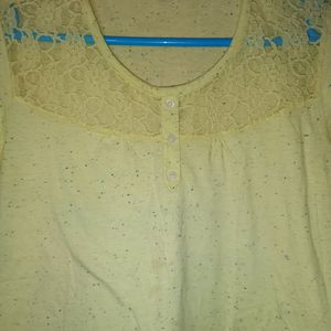 Women's Yellow T-shirt