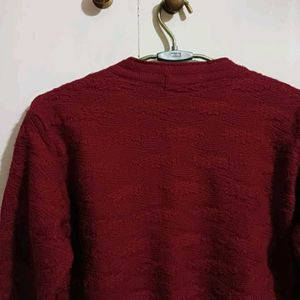 Maroon Cardigan