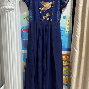 Festive May Blue Gown