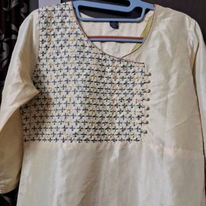 Light Yellow Kurta