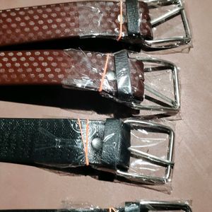 Combo Of 4 Men's Belt