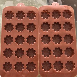 Chocolate/Ice Trays (flower)