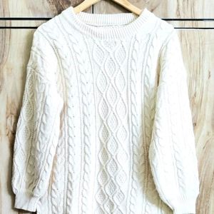 Cream Colour Sweater Size-40