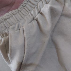 Beige High Waist Joggers