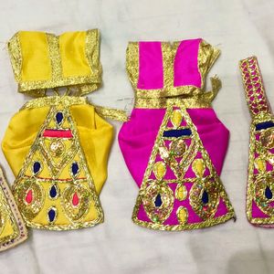 4 Laddu Gopal/Standing Kanhaji Dhoti