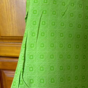 Parrot Green Kurta