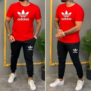 BRAND - ADIDAS *(T-Shirt + Lower )*- Tracksuit