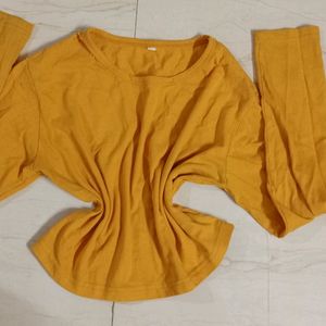 Long Sleeves Crop Top