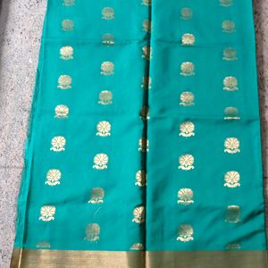 Peacock Colour Saree New