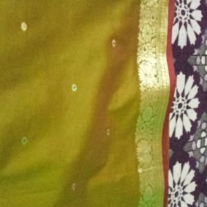 Merroon Pallu Saree