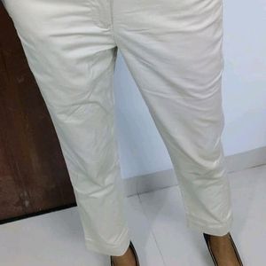 Beige Formal Trouser