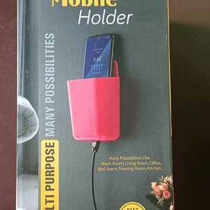 Mobile Remote Holder With Wall Mount Sticker