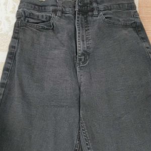 straight charcoal jeans