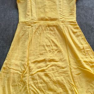 One Pc Yellow Dress