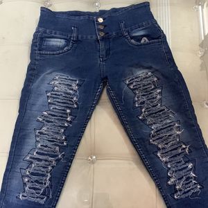 Blue Denim Jeans For Women