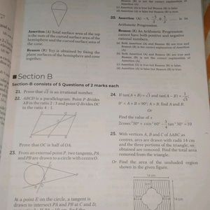 15 Years Sample Papers Of Mathematics (Standard)