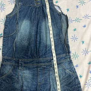 Denim Short Playsuit/romper