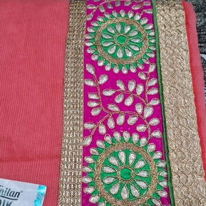 Cotton  Supernet Saree