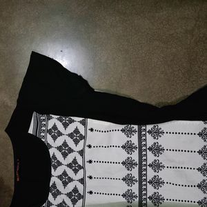 Beautiful Black and white kurta