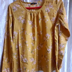 Girls Mustard Top