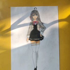 Alya Anime Drawing