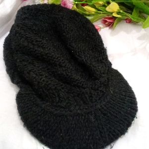 🖤💫Black Woolen Cap 💫🖤