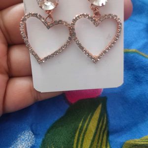 Korean Heart Earings