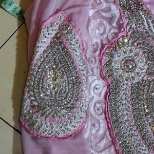 Pakistani Suit Set-Beautiful Heavy Front Back Work