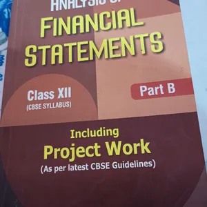 ANALYSIS OF FINANCIAL STATEMENTS CLASS 12