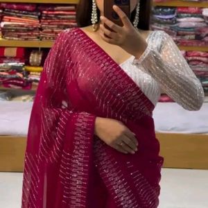 JANKI_PINK SAREE