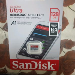 SanDisk Memory Card Ultra 128Gb New💯Sealed Pack