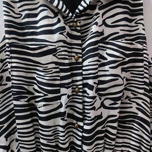 Zebra Print Jump Suit