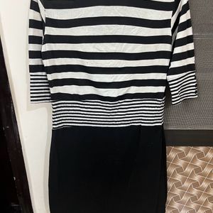 Black And White Stripes Dress