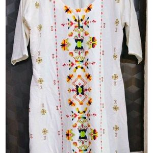 Beautiful White Kurti