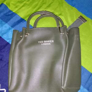 Olive Green Tote Bag