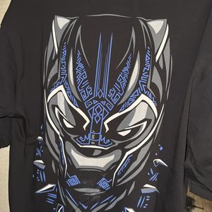 Thrift Black Panther Oversized T-Shirt